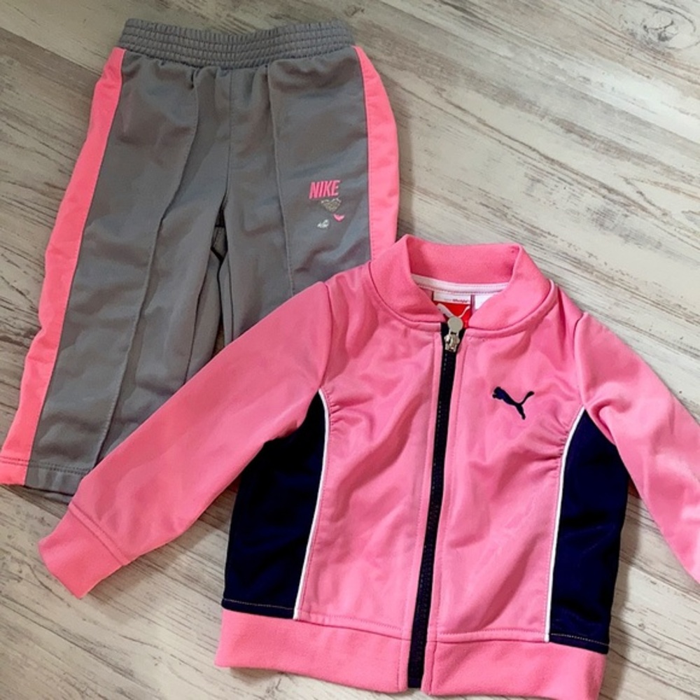 Puma & Nike Track Jacket and Pants Size 12 m